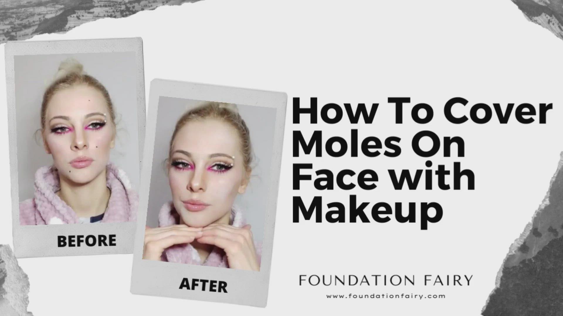 'Video thumbnail for How To Cover Up & Hide Raised Moles with Makeup'