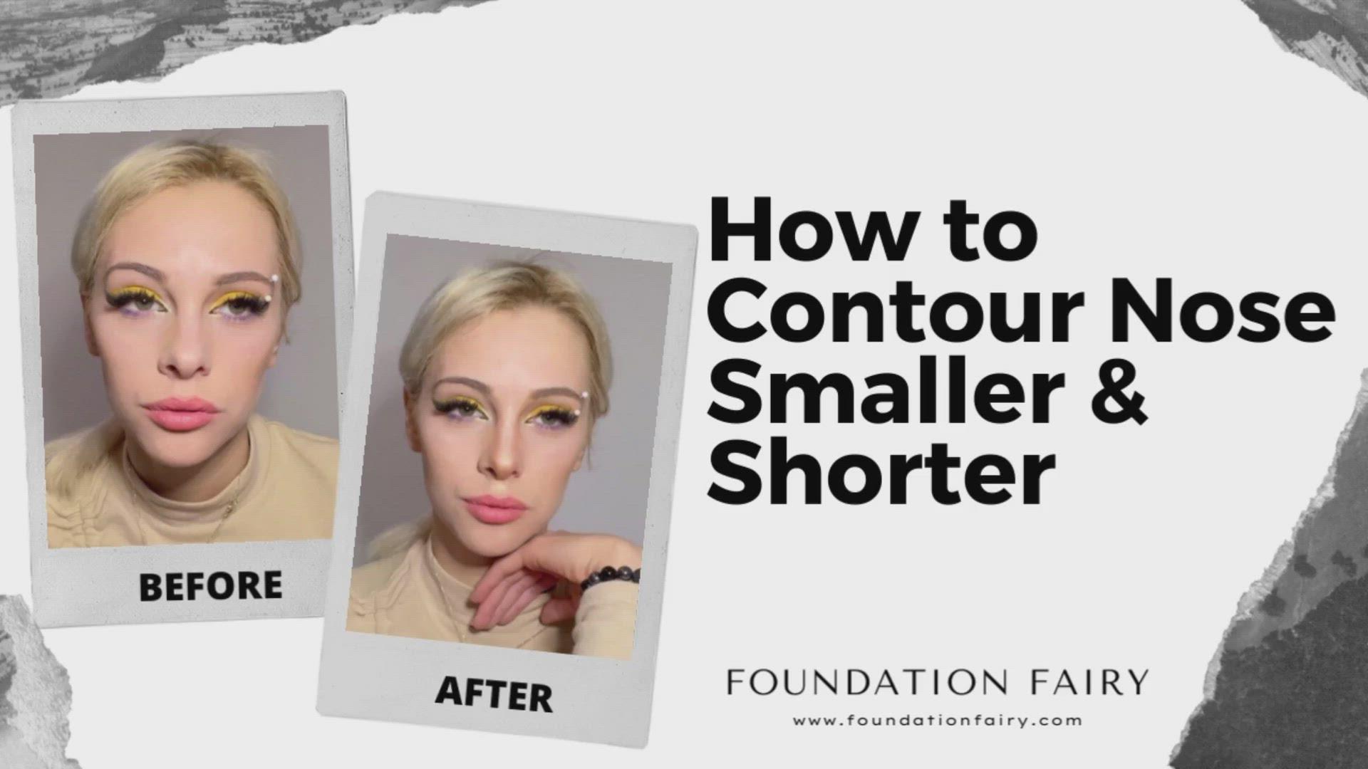 'Video thumbnail for How to Contour Nose to Make it Look Smaller & Shorter'