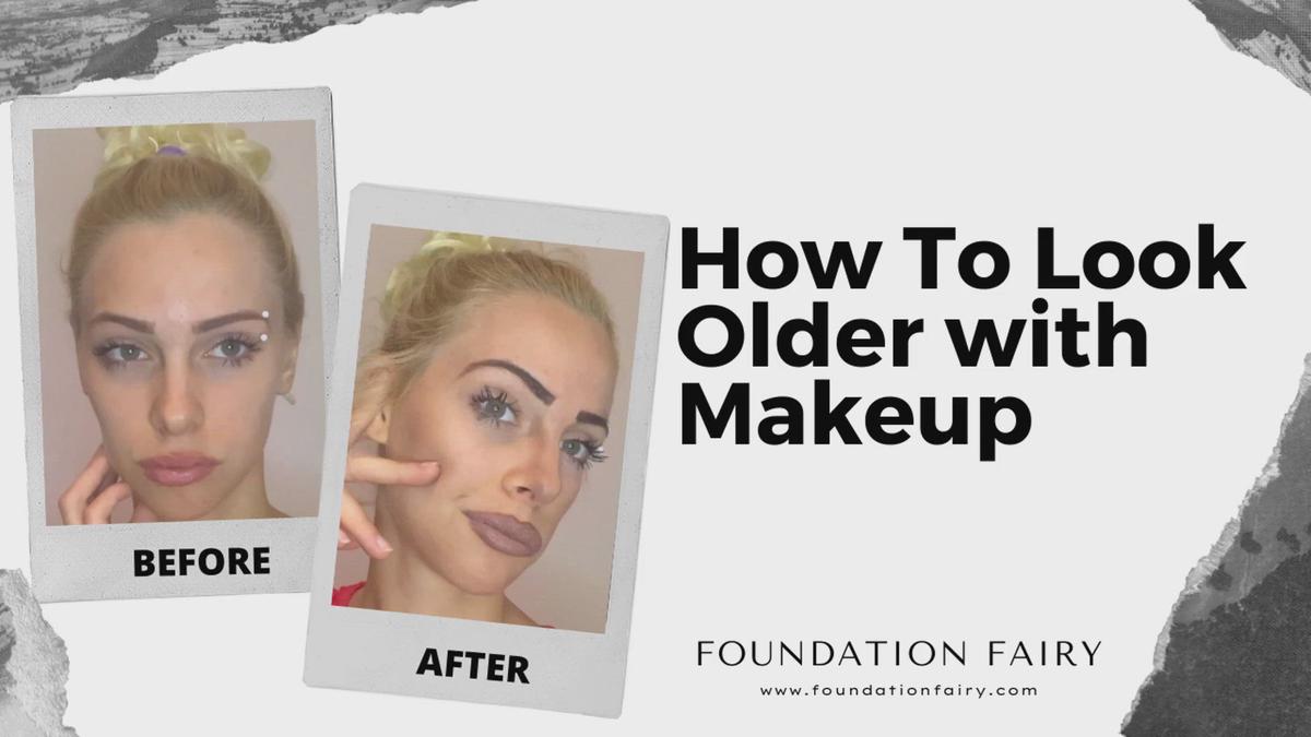 'Video thumbnail for How to Look Older with Makeup '