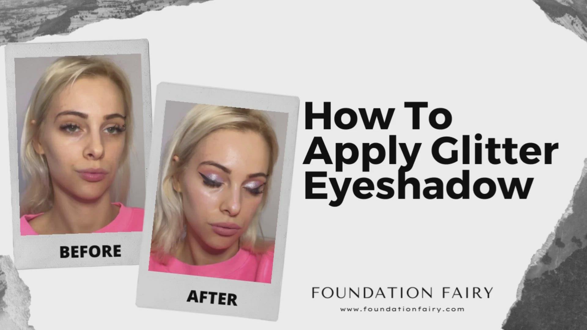 'Video thumbnail for How to Apply Glitter Eyeshadow '