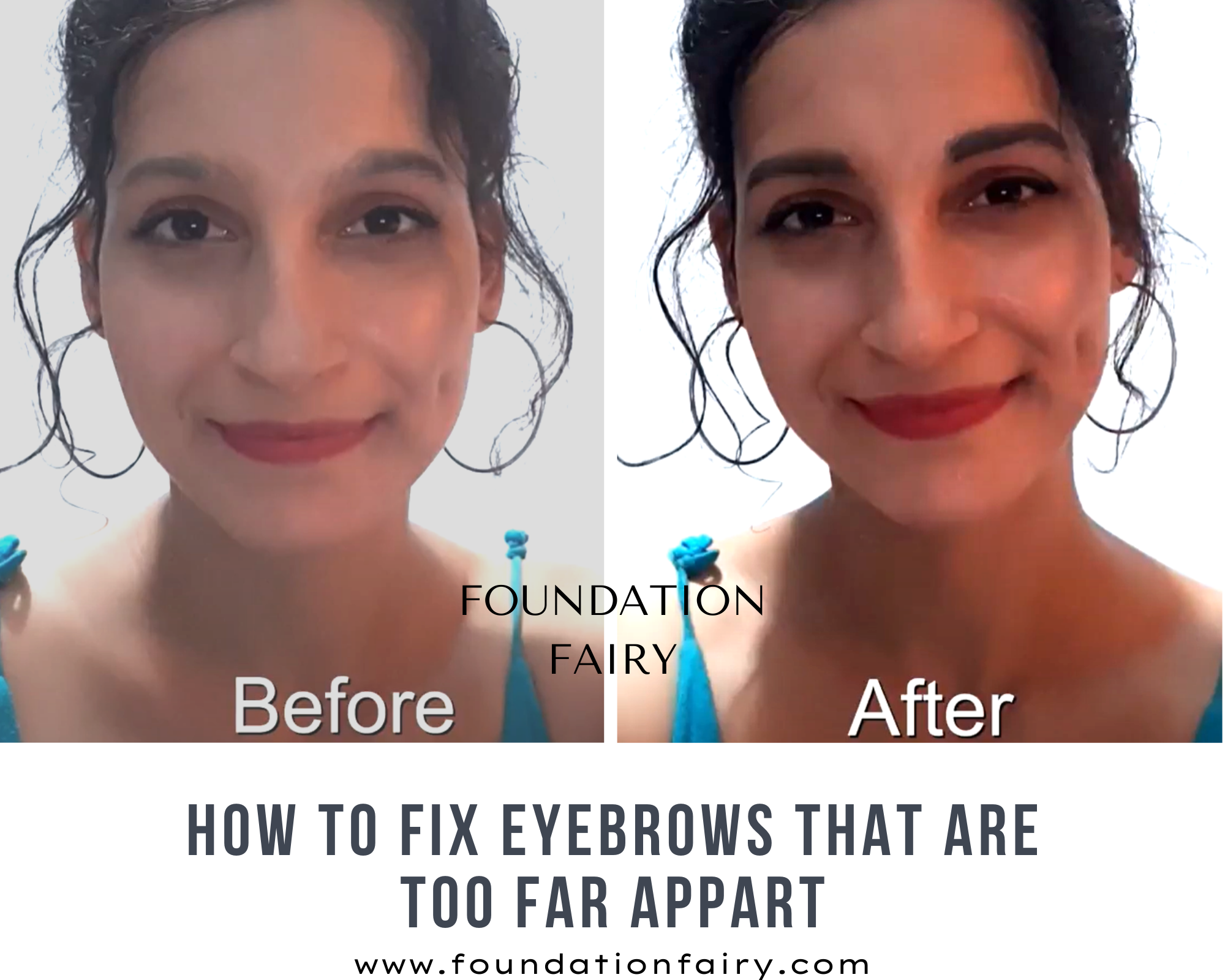 How To Fix Eyebrows That Are Too Far Apart (w/Video)